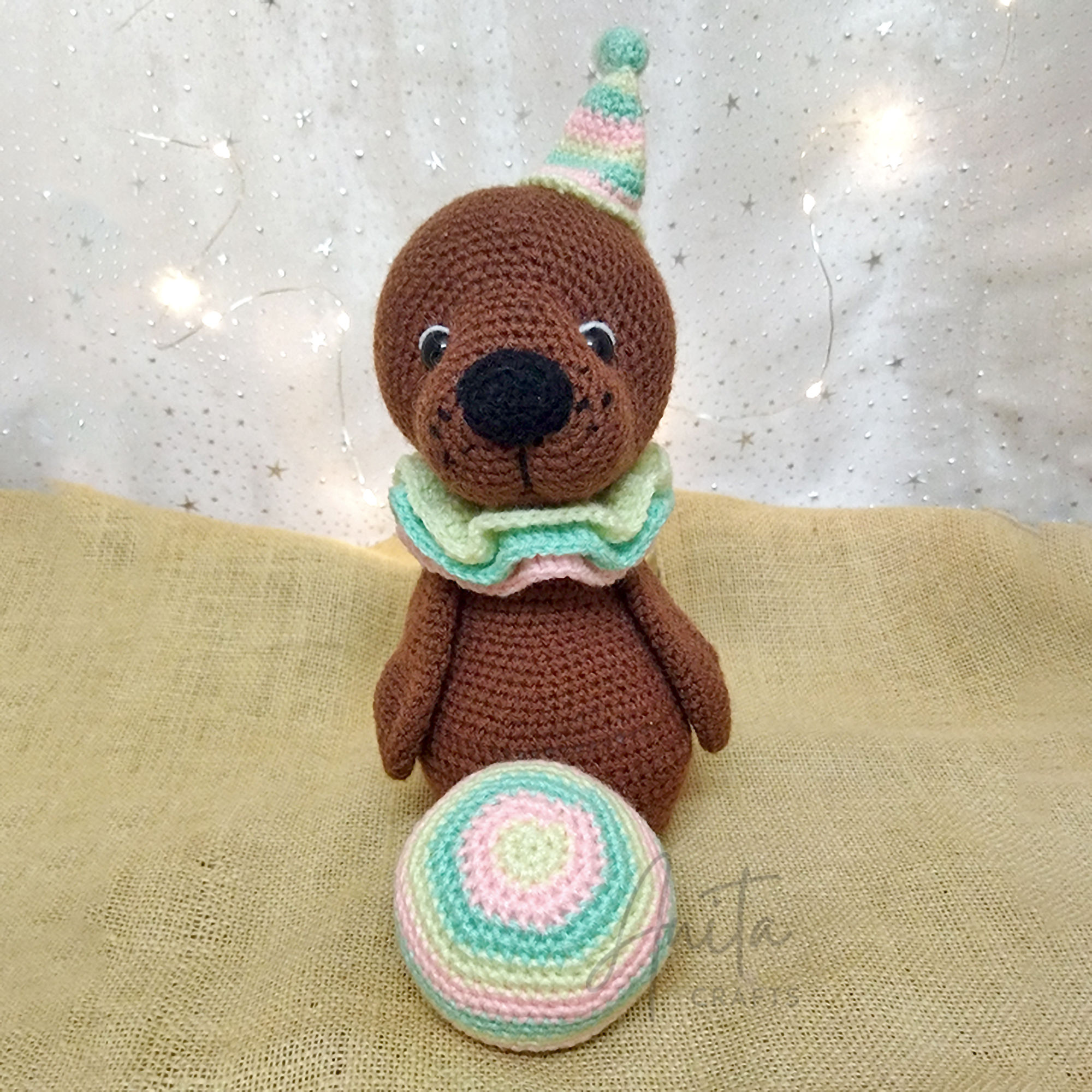 Sheila the Circus Seal with a Ball