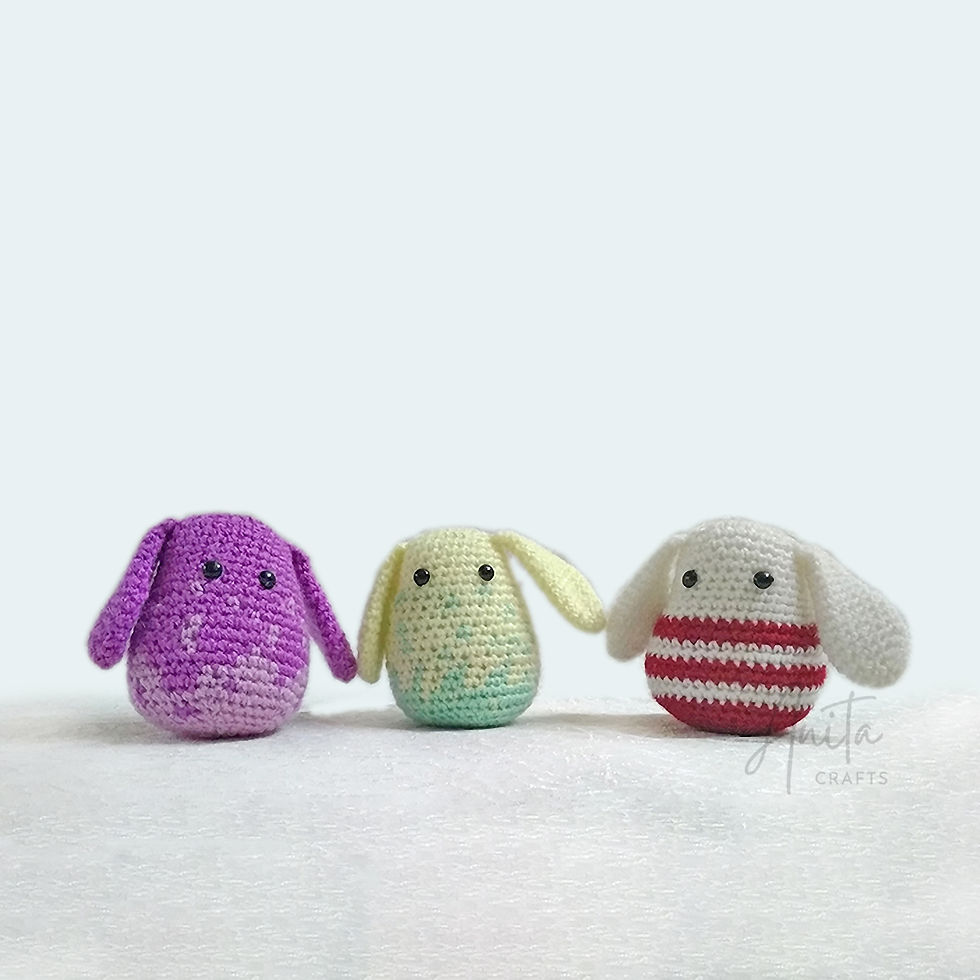 Set of 3 Egg Bunnies