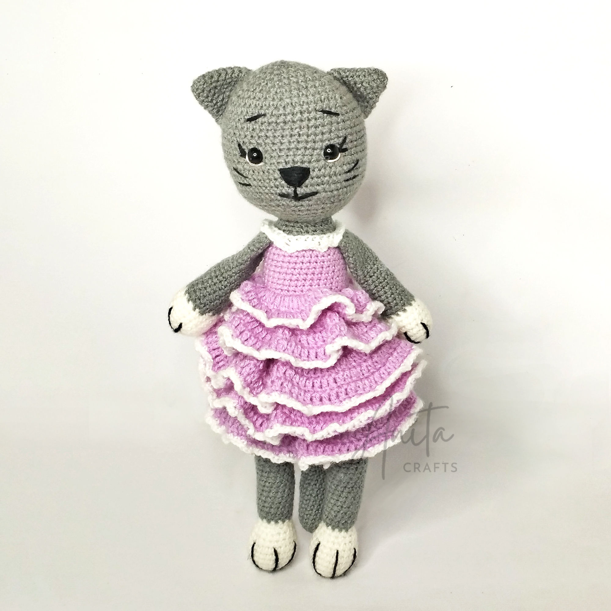 Caro Cat in a Frilly Dress