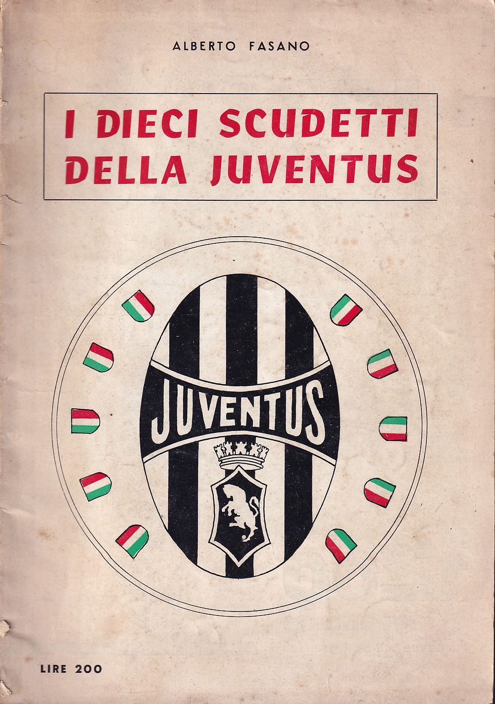 I DIECI SCUDETTI DELLA JUVENTUS (1958)