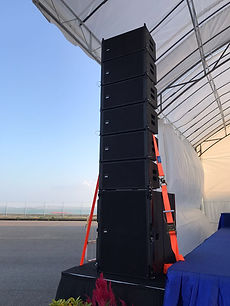 line array sound system rental