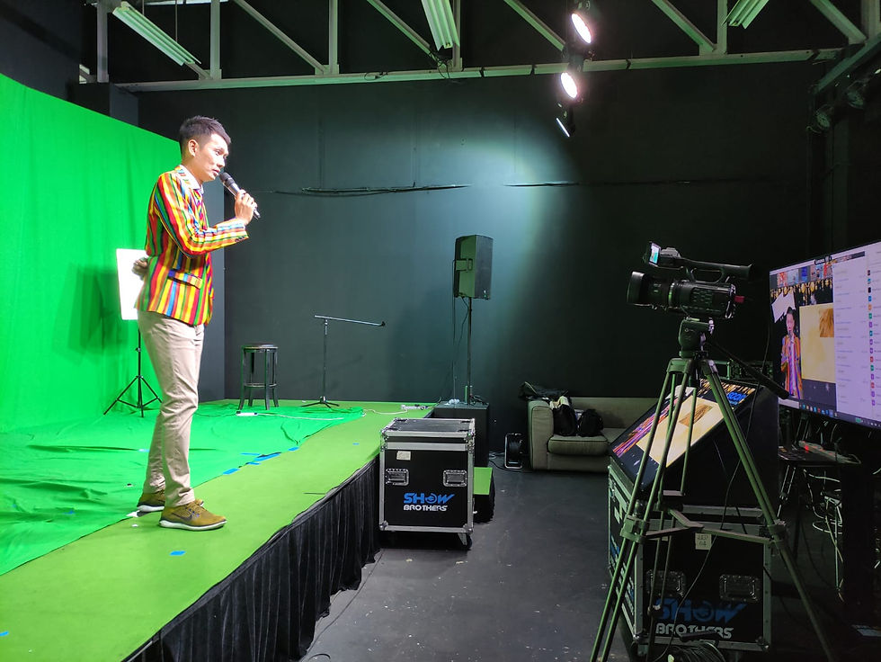 physical green screen studio rental