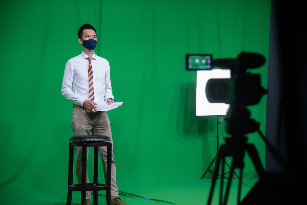 physical green screen studio rental