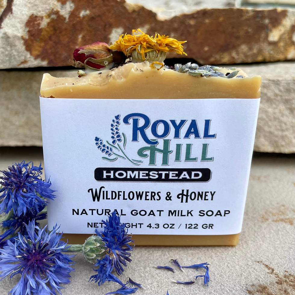 Thumbnail: Wildflowers & Honey Natural Goat Milk & Tallow Soap