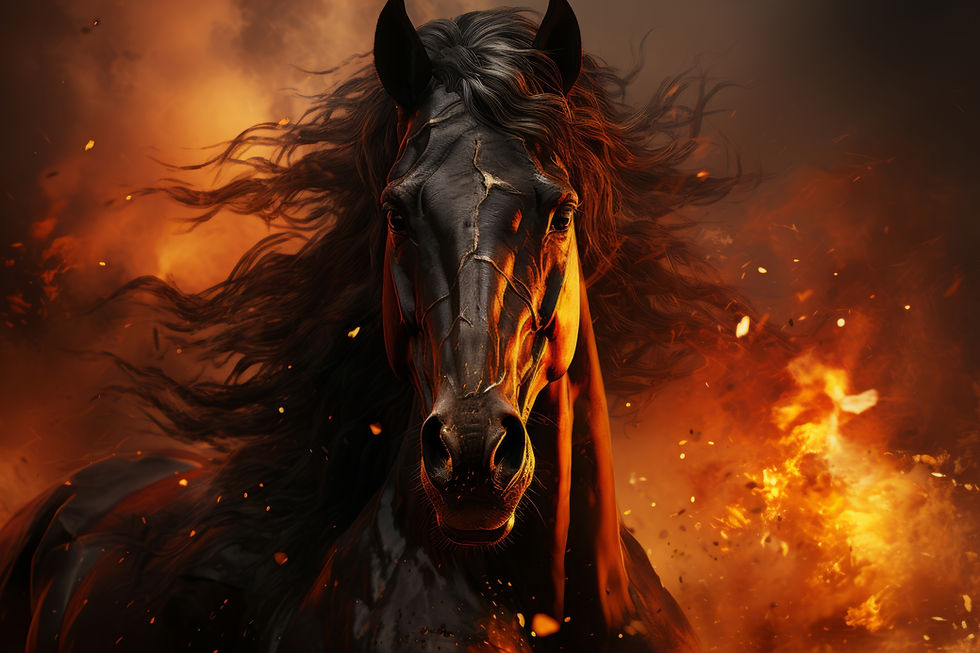 Le cheval de Feu 2026    en astrologie chinoise  représente la vitalité, la réussite 