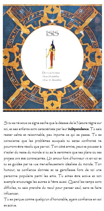 Astrologie Egyptienne @saygeomancie