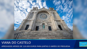 Vista do Santuário de Santa Luzia em Viana do Castelo.
