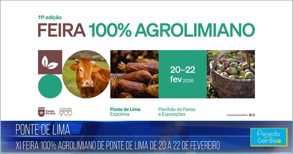 Cartaz da Feira 100% Agrolimiano 2026