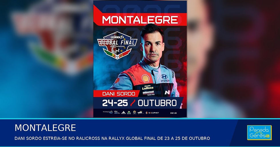Dani Sordo em destaque para a estreia no ralicross em Montalegre
