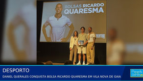 Daniel Querales com a Bolsa Ricardo Quaresma