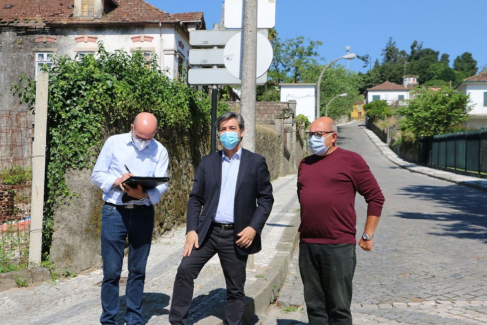 Avança a Reabilitação da Rua Padre Manuel Himalaya em Arcos de Valdevez