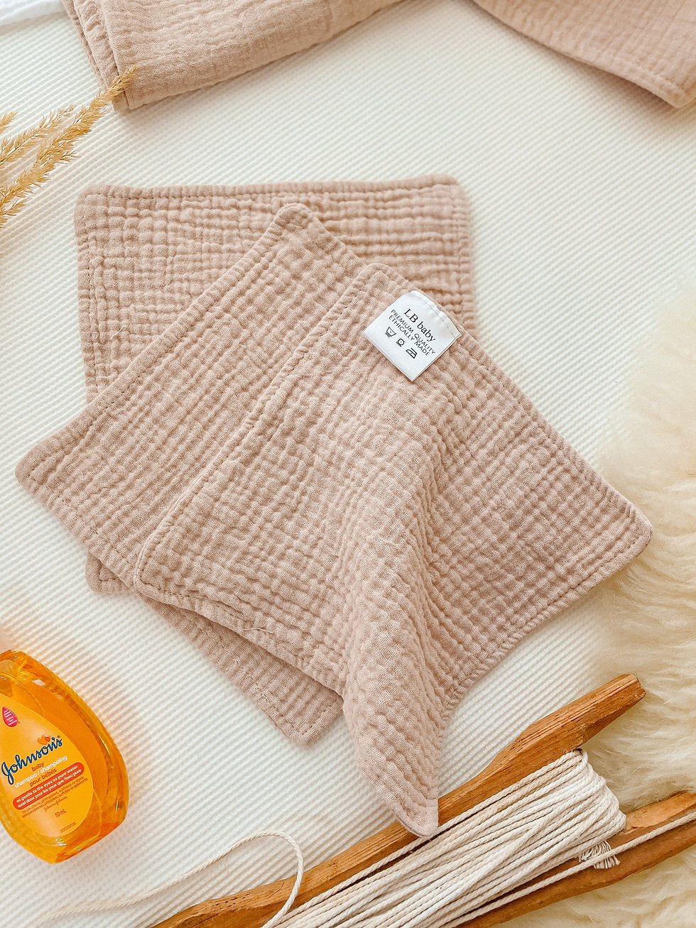 Thumbnail: Organic Cotton Washcloth Set (3)