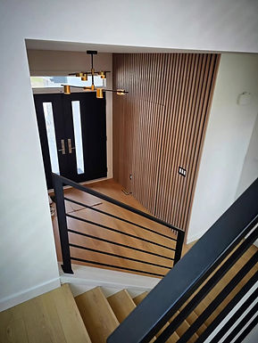 White Oak Slat Wall Project