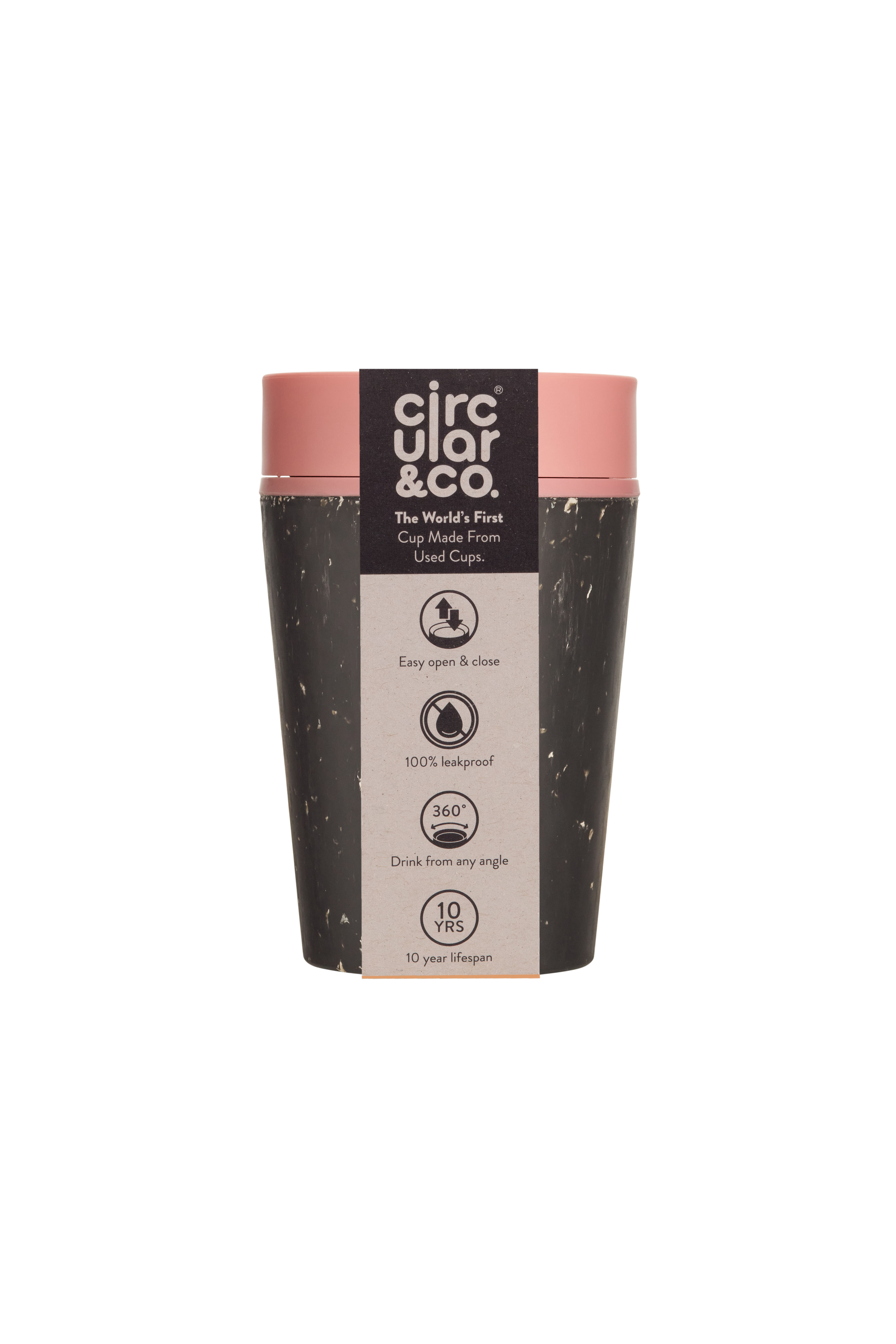 Recycled Reusable Coffee Cup - 8oz - CircularandCo
