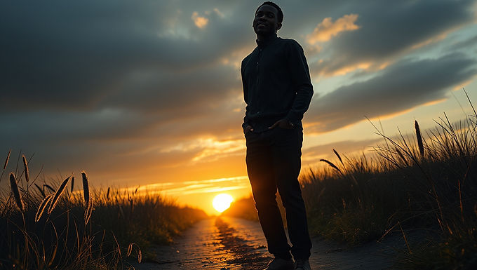 A man looking lost because he did not live his dream