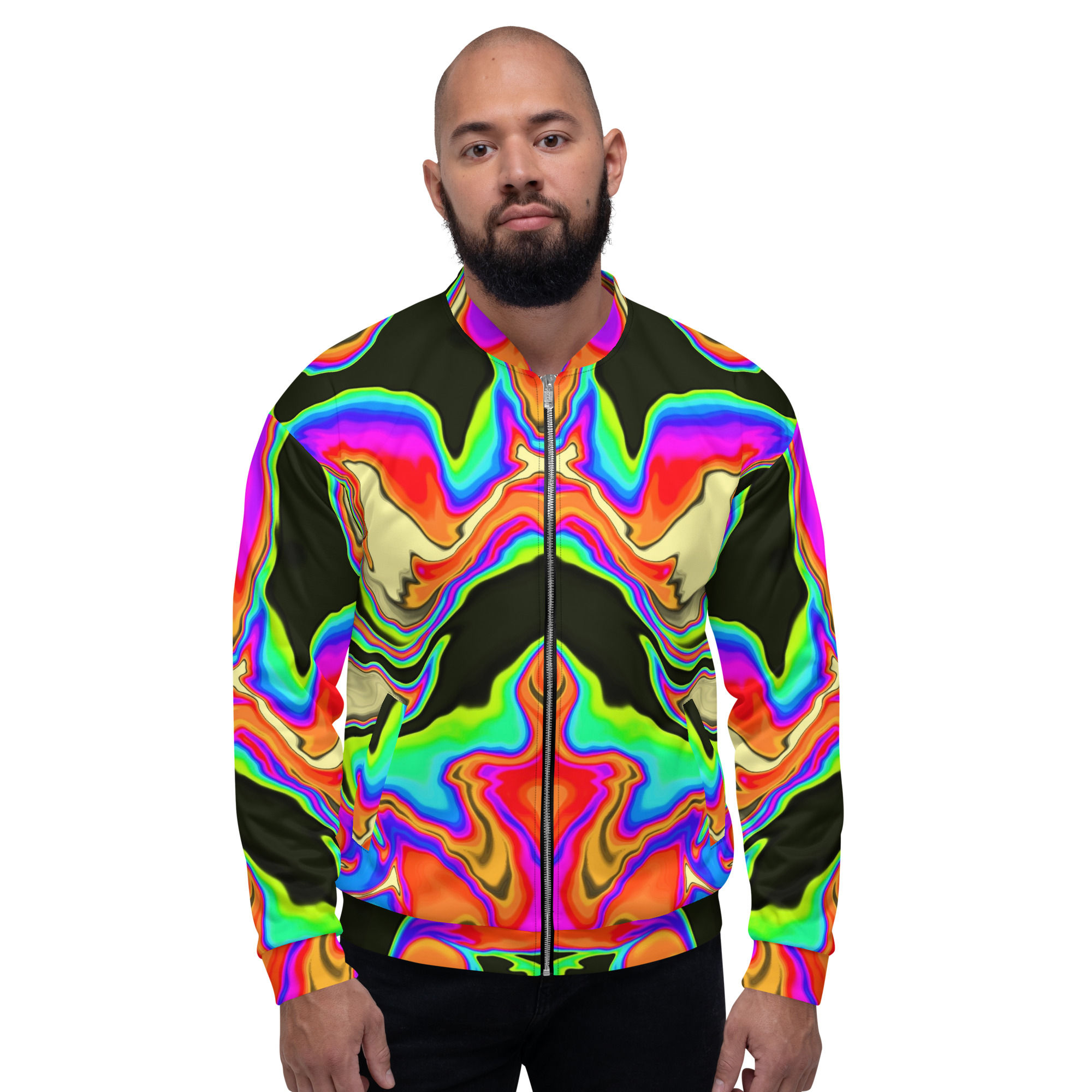 Punk acid Unisex Bomber Jacket