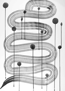 Composition No. 259 30x22 inches Indian