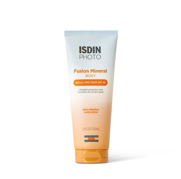 ISDIN Fusion Mineral Body Ultralight SPF 40 Broad Spectrum 100% Mineral Sunscree