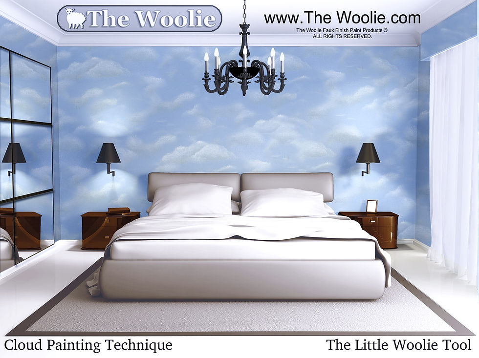 Thumbnail: The Woolie Little-Size Natural Sheepskin Paint Pad Faux Painting (Value 2-Pack))