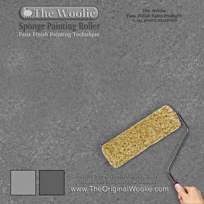 Thumbnail: The Woolie Full-Size  Sponge Painting Technique  (Value-Set)