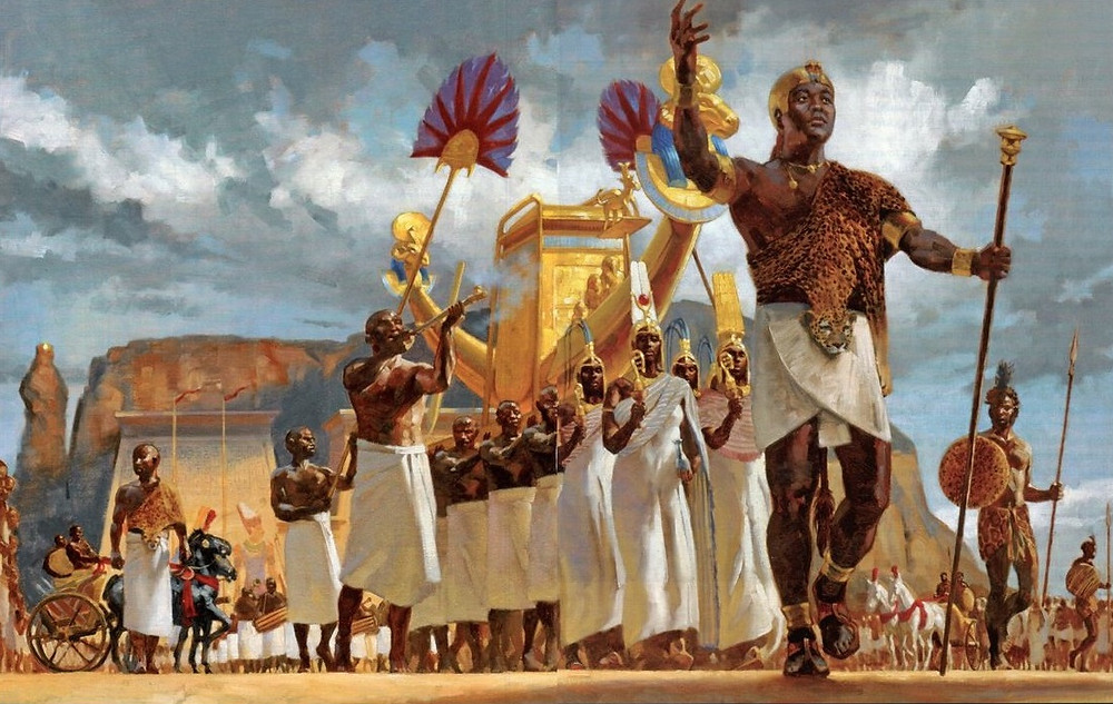 Ancient Nubian Procession