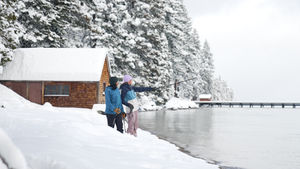 Snowshoeing