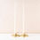 Thumbnail: Metal Candlestick Holder in Gold Finish