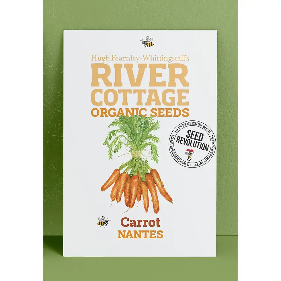 Thumbnail: Carrot 'Nantes 2' Organic Seeds by River Cottage
