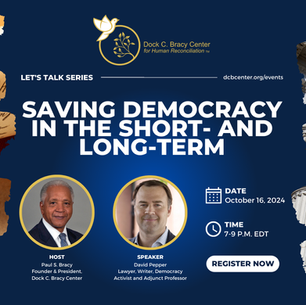 Let’s Talk Series: Saving Democracy in the Short- and Long-Term