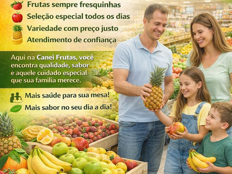 CANEI FRUTAS QUALIDADE QUE VOCÊ VÊ.