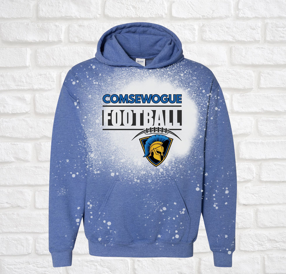 Thumbnail: Adult Comsewogue Football Block Hoodie