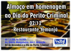 Dia do Perito Criminal terá homenagem