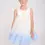 Thumbnail: Feestelijke jurk - wit en blauw Angel's Face