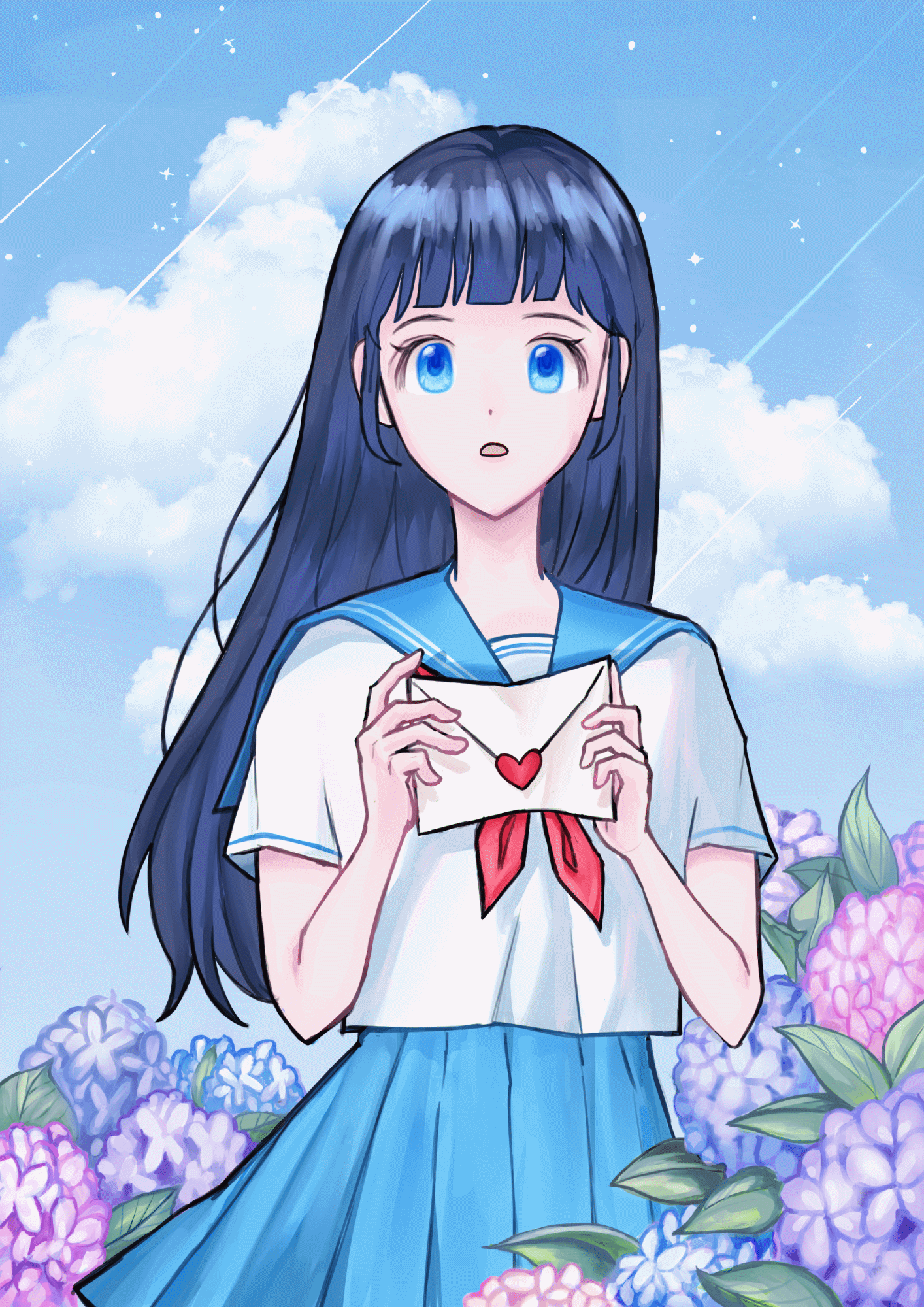 수국[모리,루프애니].gif