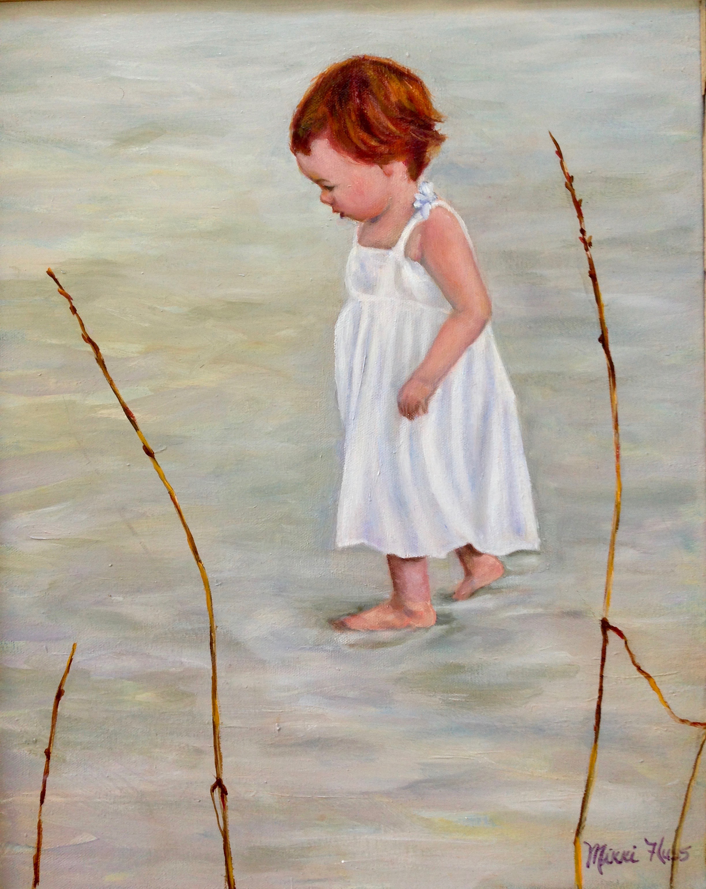 Ginger Baby on Beach