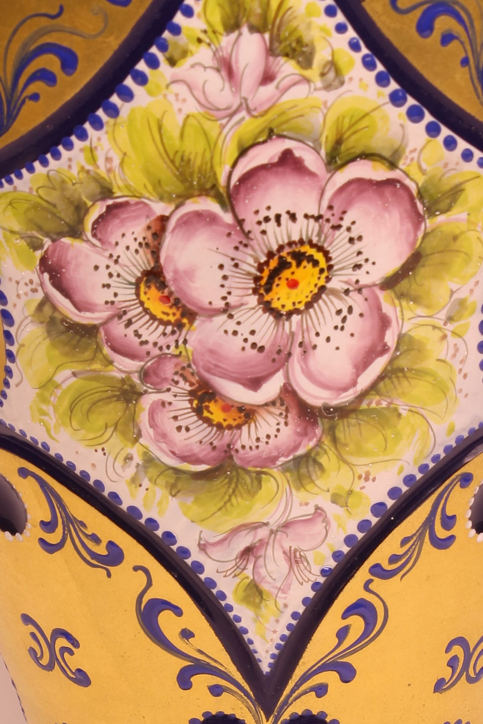 Thumbnail: VASE BLUE PERVINCA GOLD