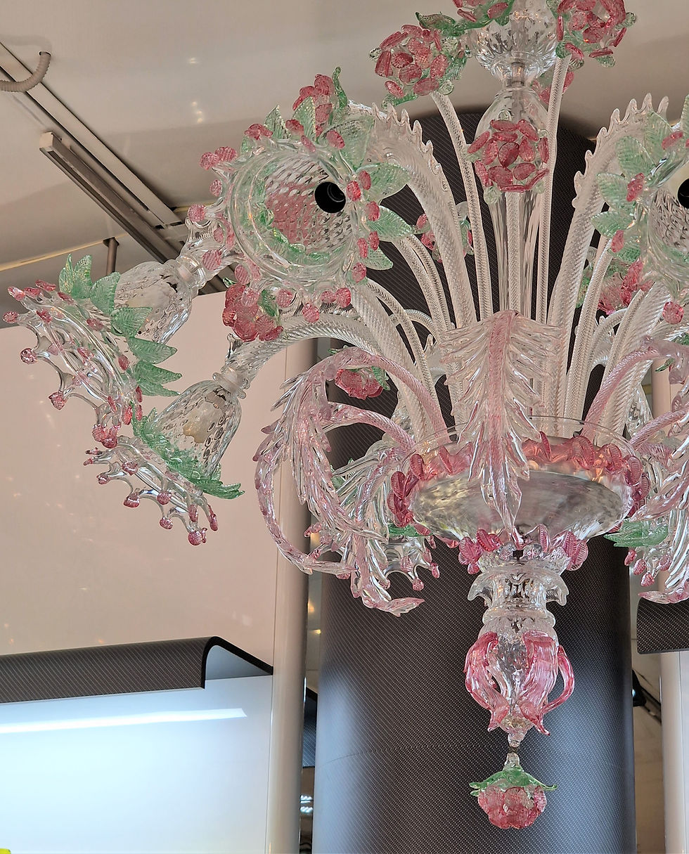 Miniatura: LAMPADARIO MURRISE 8 LUCI