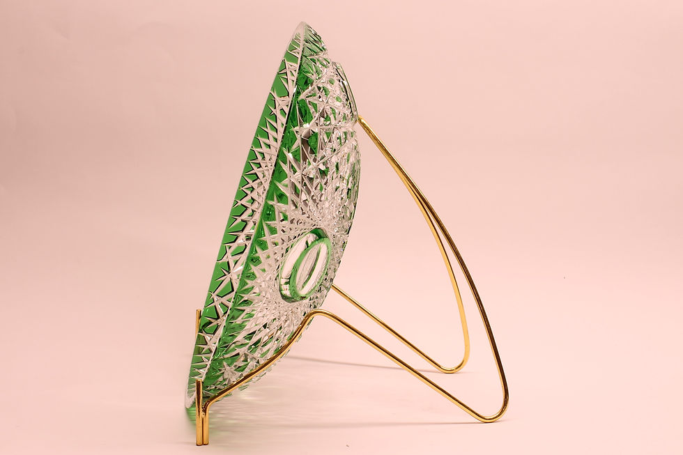 Thumbnail: GREEN CRYSTAL PLATE