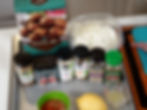 Ingredients for the convection meal
