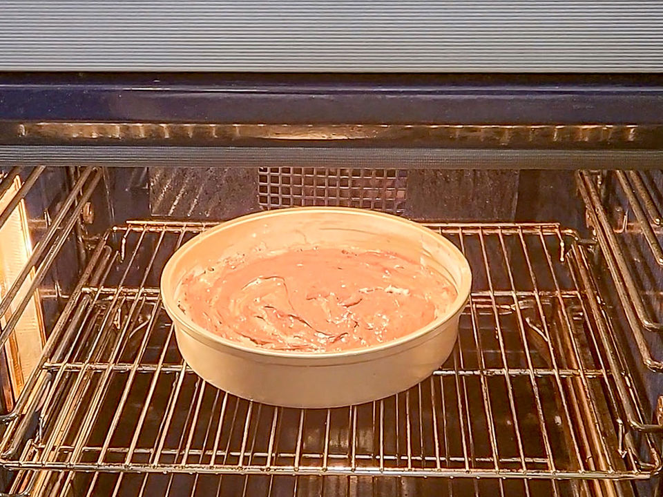 Baking Pan In The Middle Rack for best results