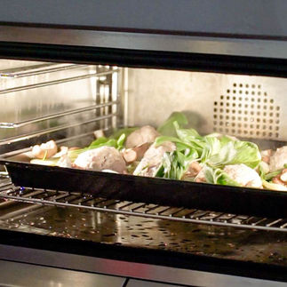 Add the veggies at the end of the steaming phase
