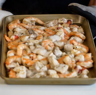 Steam Roast the Seafood to preserve moisture and add flavor