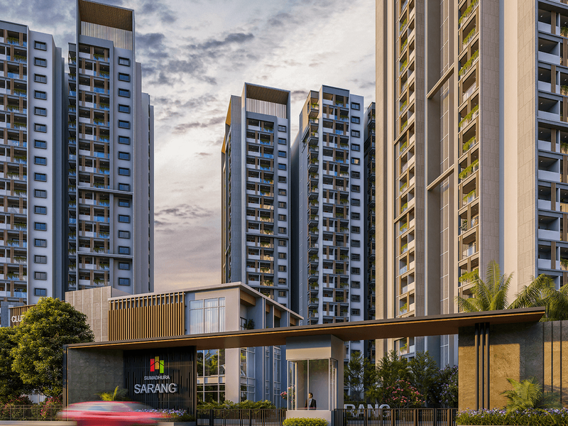 Sumadhura Sarang project view – 3 & 4 BHK apartments in Whitefield, Bangalore by Sumadhura Group