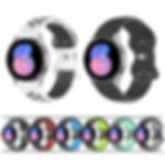 Silicone Watch Strap with Butterfly Clasp for Samsung & Huawei