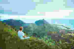 Crazy hike and view on oahu hawaii, Jurassic park