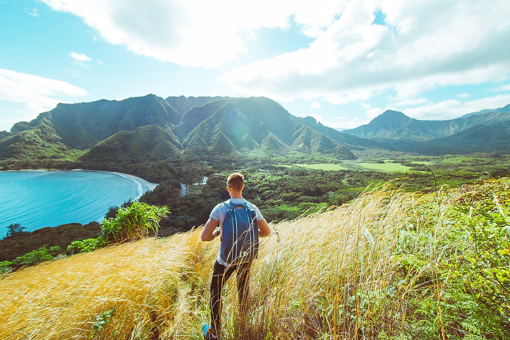 Puu piei hike on Oahu hawaii, just andreas salvesen