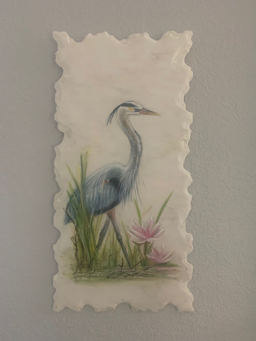 Main Photo - Heron on Marble - Artist Adriana Lulkoski.jpeg