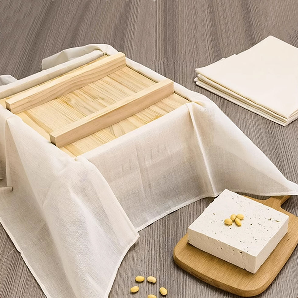 Miniature : Reusable Nut Milk Cloth Bag Strainers Unbleached 