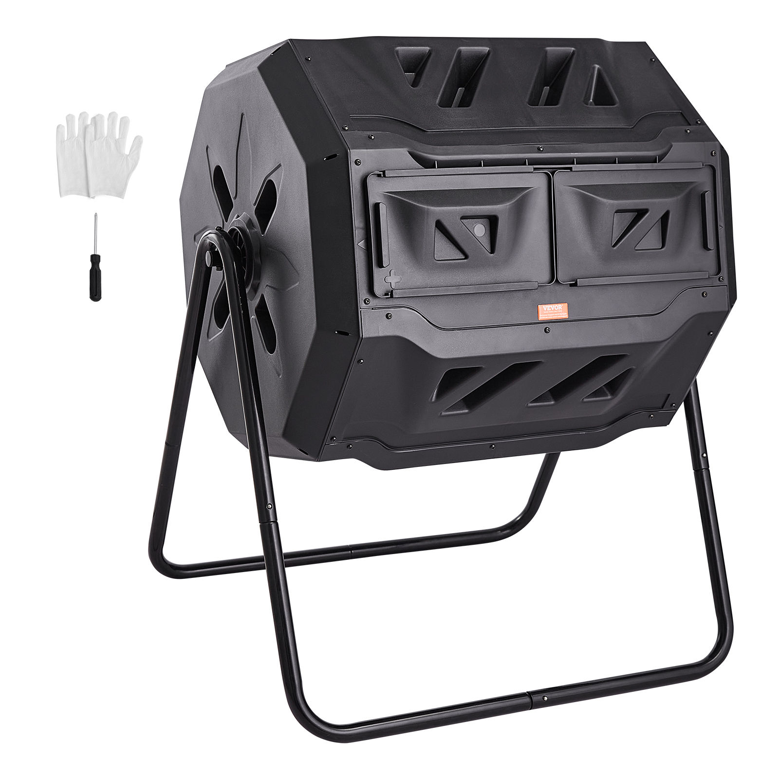 Dual Chamber Composting Tumbler