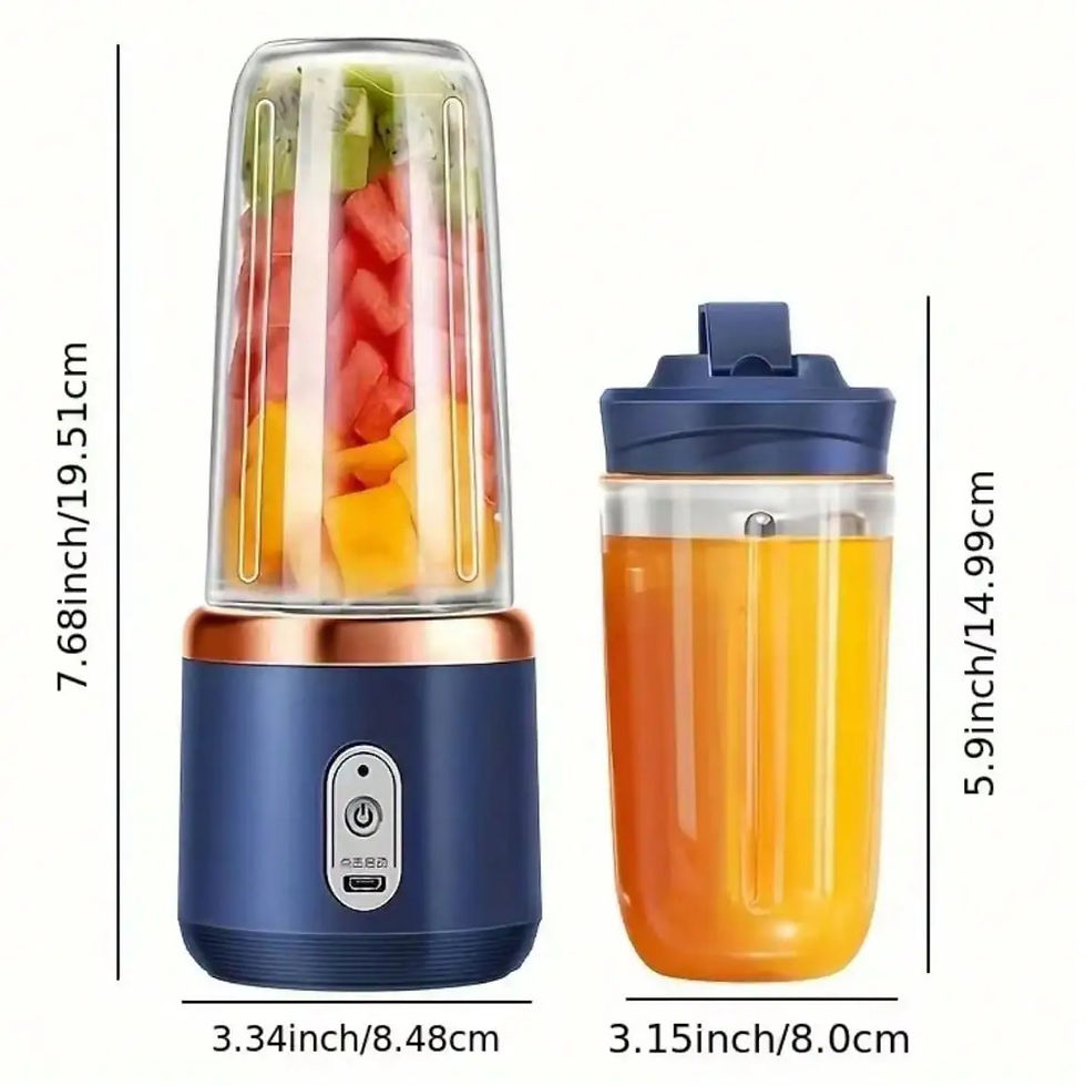 Miniatura: Portable Rechargeable Blender & Juicer Cup 380ml